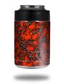 Skin Decal Wrap for Yeti Colster, Ozark Trail and RTIC Can Coolers - Scattered Skulls Red (COOLER NOT INCLUDED)