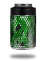 Skin Decal Wrap for Yeti Colster, Ozark Trail and RTIC Can Coolers - HEX Mesh Camo 01 Green Bright (COOLER NOT INCLUDED)