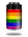 Skin Decal Wrap for Yeti Colster, Ozark Trail and RTIC Can Coolers - Rainbow Stripes (COOLER NOT INCLUDED)