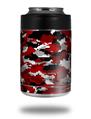 Skin Decal Wrap for Yeti Colster, Ozark Trail and RTIC Can Coolers - WraptorCamo Digital Camo Red (COOLER NOT INCLUDED)