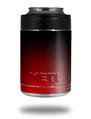 Skin Decal Wrap for Yeti Colster, Ozark Trail and RTIC Can Coolers - Smooth Fades Red Black (COOLER NOT INCLUDED)