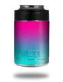 Skin Decal Wrap for Yeti Colster, Ozark Trail and RTIC Can Coolers - Smooth Fades Neon Teal Hot Pink (COOLER NOT INCLUDED)