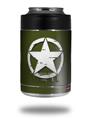 Skin Decal Wrap for Yeti Colster, Ozark Trail and RTIC Can Coolers - Distressed Army Star (COOLER NOT INCLUDED)