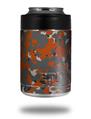 Skin Decal Wrap for Yeti Colster, Ozark Trail and RTIC Can Coolers - WraptorCamo Old School Camouflage Camo Orange Burnt (COOLER NOT INCLUDED)