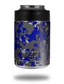 Skin Decal Wrap for Yeti Colster, Ozark Trail and RTIC Can Coolers - WraptorCamo Old School Camouflage Camo Blue Royal (COOLER NOT INCLUDED)