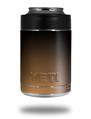 Skin Decal Wrap for Yeti Colster, Ozark Trail and RTIC Can Coolers - Smooth Fades Bronze Black (COOLER NOT INCLUDED)
