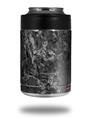 Skin Decal Wrap for Yeti Colster, Ozark Trail and RTIC Can Coolers - Marble Granite 06 Black Gray (COOLER NOT INCLUDED)