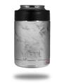 Skin Decal Wrap for Yeti Colster, Ozark Trail and RTIC Can Coolers - Marble Granite 07 White Gray (COOLER NOT INCLUDED)