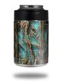Skin Decal Wrap for Yeti Colster, Ozark Trail and RTIC Can Coolers - WraptorCamo Grassy Marsh Camo Neon Teal (COOLER NOT INCLUDED)