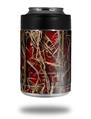 Skin Decal Wrap for Yeti Colster, Ozark Trail and RTIC Can Coolers - WraptorCamo Grassy Marsh Camo Red (COOLER NOT INCLUDED)
