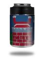 Skin Decal Wrap for Yeti Colster, Ozark Trail and RTIC Can Coolers - Ugly Holiday Christmas Sweater - Incoming Santa (COOLER NOT INCLUDED)