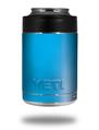 Skin Decal Wrap for Yeti Colster, Ozark Trail and RTIC Can Coolers - Solid Color Blue Neon (COOLER NOT INCLUDED)