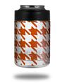 Skin Decal Wrap for Yeti Colster, Ozark Trail and RTIC Can Coolers - Houndstooth Burnt Orange (COOLER NOT INCLUDED)