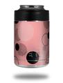 Skin Decal Wrap for Yeti Colster, Ozark Trail and RTIC Can Coolers - Lots of Dots Pink on Pink (COOLER NOT INCLUDED)