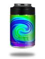 Skin Decal Wrap for Yeti Colster, Ozark Trail and RTIC Can Coolers - Rainbow Swirl (COOLER NOT INCLUDED)
