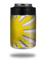 Skin Decal Wrap for Yeti Colster, Ozark Trail and RTIC Can Coolers - Rising Sun Japanese Flag Yellow (COOLER NOT INCLUDED)