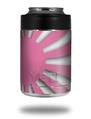 Skin Decal Wrap for Yeti Colster, Ozark Trail and RTIC Can Coolers - Rising Sun Japanese Flag Pink (COOLER NOT INCLUDED)