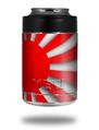 Skin Decal Wrap for Yeti Colster, Ozark Trail and RTIC Can Coolers - Rising Sun Japanese Flag Red (COOLER NOT INCLUDED)