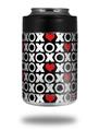 Skin Decal Wrap for Yeti Colster, Ozark Trail and RTIC Can Coolers - XO Hearts (COOLER NOT INCLUDED)