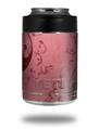 Skin Decal Wrap for Yeti Colster, Ozark Trail and RTIC Can Coolers - Feminine Yin Yang Red (COOLER NOT INCLUDED)
