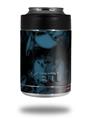 Skin Decal Wrap for Yeti Colster, Ozark Trail and RTIC Can Coolers - Skulls Confetti Blue (COOLER NOT INCLUDED)