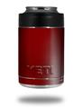 Skin Decal Wrap for Yeti Colster, Ozark Trail and RTIC Can Coolers - Solids Collection Red Dark (COOLER NOT INCLUDED)