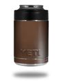 Skin Decal Wrap for Yeti Colster, Ozark Trail and RTIC Can Coolers - Solids Collection Chocolate Brown (COOLER NOT INCLUDED)
