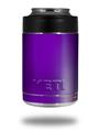 Skin Decal Wrap for Yeti Colster, Ozark Trail and RTIC Can Coolers - Solids Collection Purple (COOLER NOT INCLUDED)