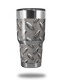 Skin Decal Wrap for Yeti Tumbler Rambler 30 oz Diamond Plate Metal 02 (TUMBLER NOT INCLUDED)