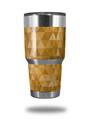 Skin Decal Wrap for Yeti Tumbler Rambler 30 oz Triangle Mosaic Orange (TUMBLER NOT INCLUDED)