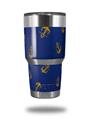 Skin Decal Wrap for Yeti Tumbler Rambler 30 oz Anchors Away Blue (TUMBLER NOT INCLUDED)