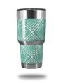 Skin Decal Wrap for Yeti Tumbler Rambler 30 oz Wavey Seafoam Green (TUMBLER NOT INCLUDED)