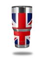 Skin Decal Wrap for Yeti Tumbler Rambler 30 oz Union Jack 02 (TUMBLER NOT INCLUDED)