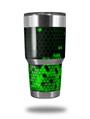 Skin Decal Wrap for Yeti Tumbler Rambler 30 oz HEX Green (TUMBLER NOT INCLUDED)