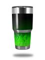 Skin Decal Wrap for Yeti Tumbler Rambler 30 oz Fire Green (TUMBLER NOT INCLUDED)