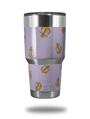 Skin Decal Wrap for Yeti Tumbler Rambler 30 oz Anchors Away Lavender (TUMBLER NOT INCLUDED)