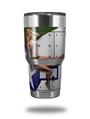 Skin Decal Wrap for Yeti Tumbler Rambler 30 oz WWII Bomber War Plane Pin Up Girl (TUMBLER NOT INCLUDED)