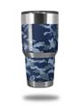 Skin Decal Wrap for Yeti Tumbler Rambler 30 oz WraptorCamo Digital Camo Navy (TUMBLER NOT INCLUDED)