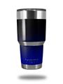 Skin Decal Wrap for Yeti Tumbler Rambler 30 oz Smooth Fades Blue Black (TUMBLER NOT INCLUDED)