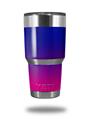 Skin Decal Wrap for Yeti Tumbler Rambler 30 oz Smooth Fades Hot Pink Blue (TUMBLER NOT INCLUDED)