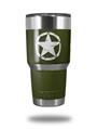 Skin Decal Wrap for Yeti Tumbler Rambler 30 oz Distressed Army Star (TUMBLER NOT INCLUDED)