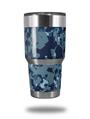 Skin Decal Wrap for Yeti Tumbler Rambler 30 oz WraptorCamo Old School Camouflage Camo Navy (TUMBLER NOT INCLUDED)