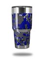 Skin Decal Wrap for Yeti Tumbler Rambler 30 oz WraptorCamo Old School Camouflage Camo Blue Royal (TUMBLER NOT INCLUDED)