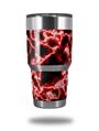 Skin Decal Wrap for Yeti Tumbler Rambler 30 oz Electrify Red (TUMBLER NOT INCLUDED)