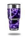 Skin Decal Wrap for Yeti Tumbler Rambler 30 oz Electrify Purple (TUMBLER NOT INCLUDED)