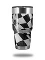 Skin Decal Wrap for Yeti Tumbler Rambler 30 oz Checkered Racing Flag (TUMBLER NOT INCLUDED)