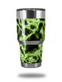 Skin Decal Wrap for Yeti Tumbler Rambler 30 oz Electrify Green (TUMBLER NOT INCLUDED)
