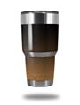 Skin Decal Wrap for Yeti Tumbler Rambler 30 oz Smooth Fades Bronze Black (TUMBLER NOT INCLUDED)
