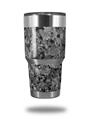 Skin Decal Wrap for Yeti Tumbler Rambler 30 oz Marble Granite 02 Speckled Black Gray (TUMBLER NOT INCLUDED)