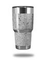 Skin Decal Wrap for Yeti Tumbler Rambler 30 oz Marble Granite 10 Speckled Black White (TUMBLER NOT INCLUDED)